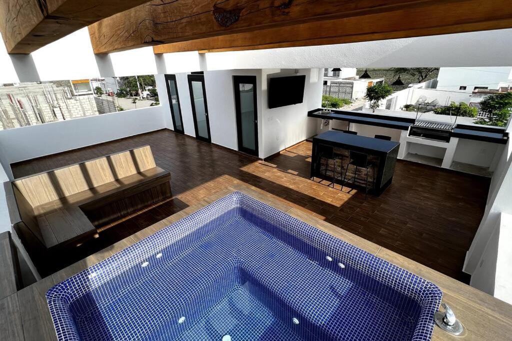 Casa Lua Tequesquitengo. Alberca, Jacuzzi Y Roof Exterior photo